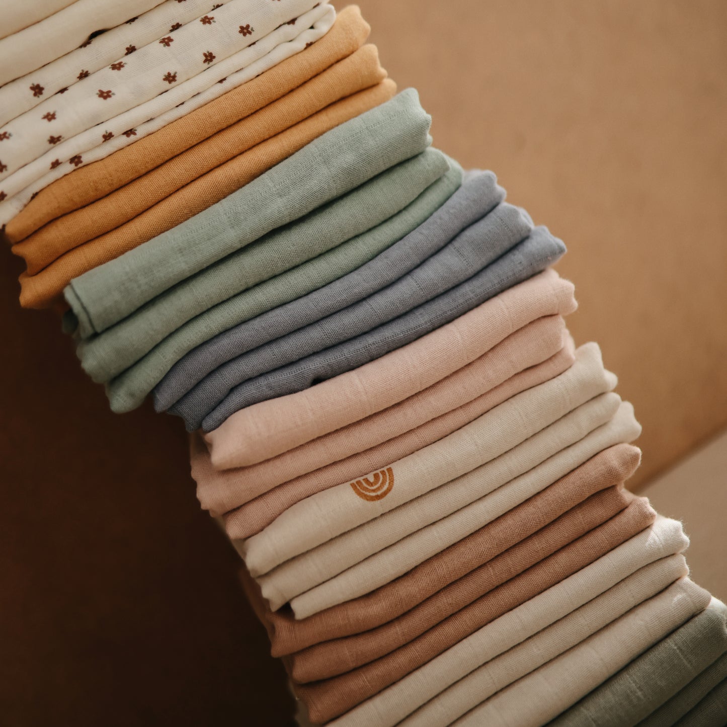 Musselin Mulltuch, Spucktuch Bio Baumwolle - personalisierbar