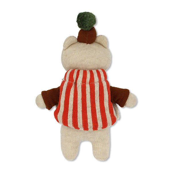 Stofftier Bär, weihnachtlich