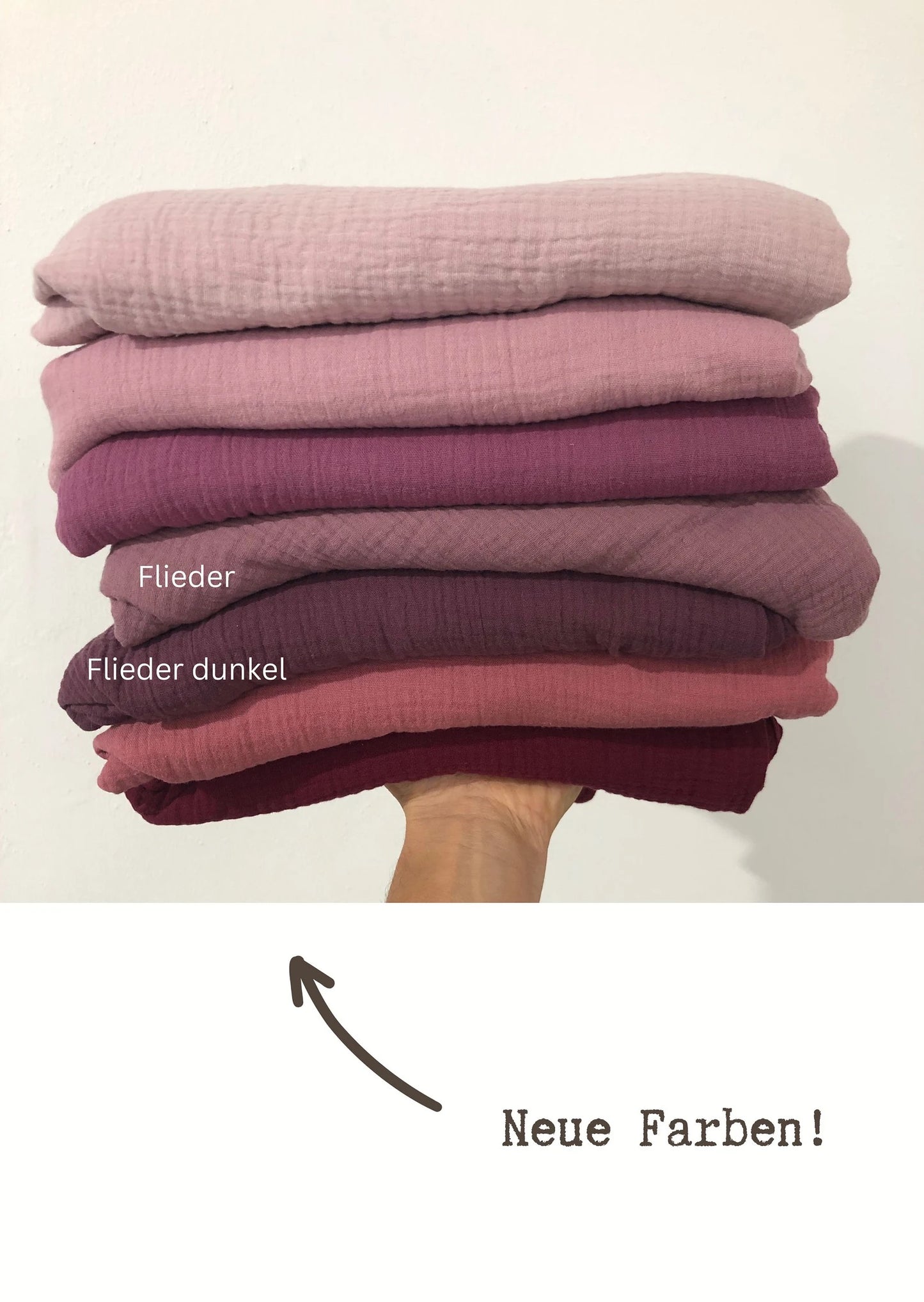 Bio Musselinstoff - Meterware