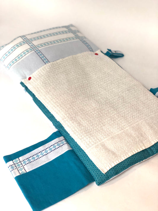 Wickelunterlage mit Taschen für unterwegs oder zu Hause, waschbar