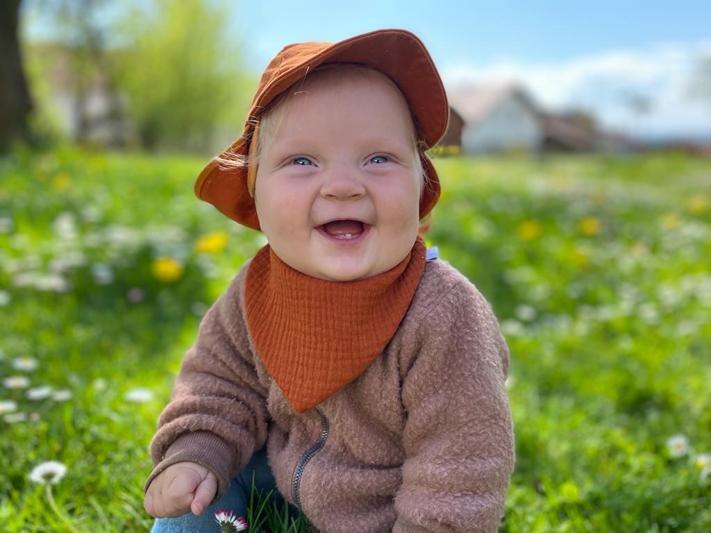 Lätzchen, Dreieckstuch aus Bio Musselin für Babys und Kleinkinder, Spucktuch, Sabberlätzchen, 26 Farben verfügbar