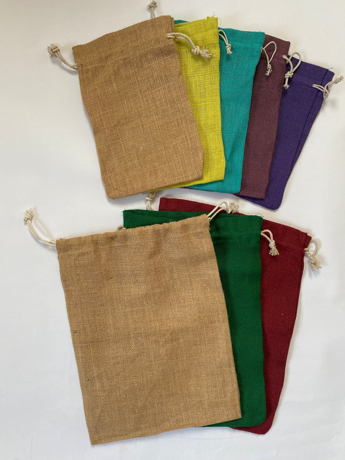 nachhaltig verpacken, Geschenkesack aus Jute oder Baumwolle