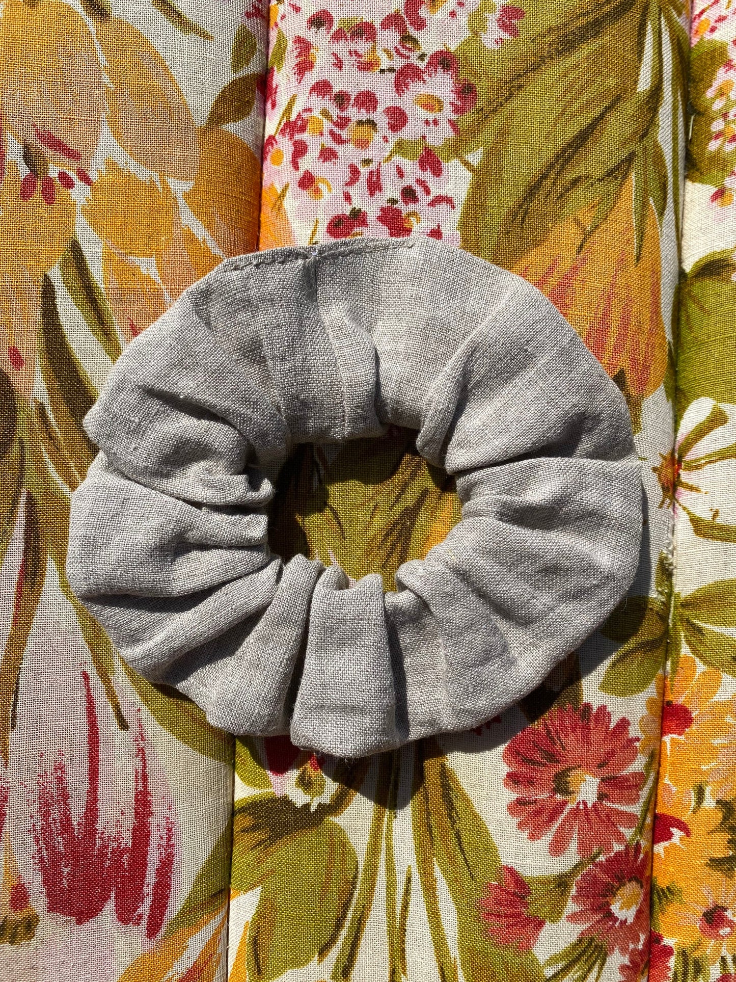 Scrunchie aus Leinen
