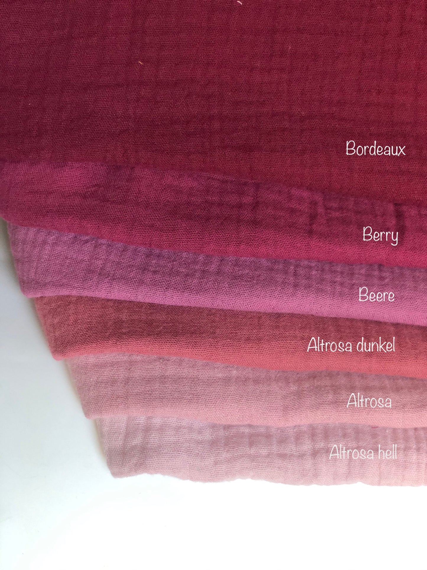 einfarbiges Halstuch XXL aus Bio Musselin, in 26 verschiedenen Farben erhältlich