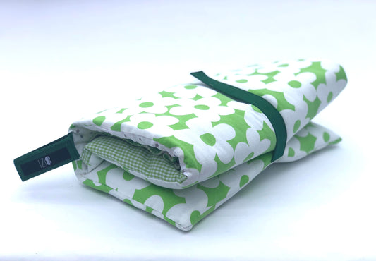 Wickelunterlage mit Taschen für unterwegs oder zu Hause, waschbar, wasserdicht