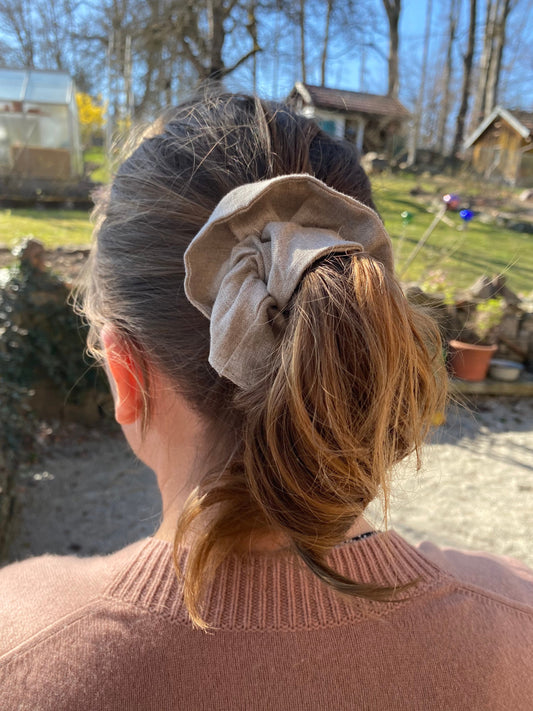 Scrunchie aus Leinen